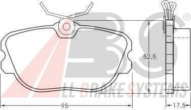 OEM Brake Pads/ABS 36622