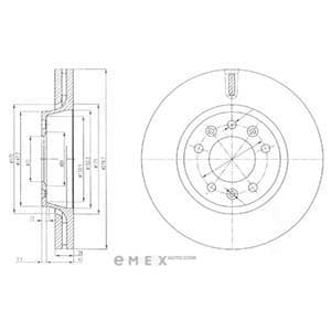 OEM BRAKE DISC (DOUBLE PACK) BG4084