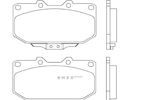 OEM PAD KIT F 26296FE090