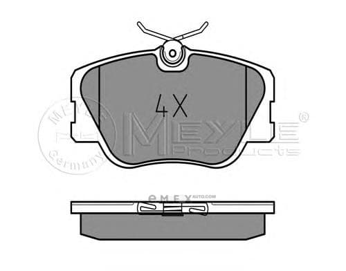 OEM DISC BRAKE PAD SET 0252094119