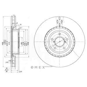 OEM BRAKE DISC (DOUBLE PACK) BG3818