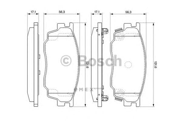 OEM BREMSBELAG 0986494078