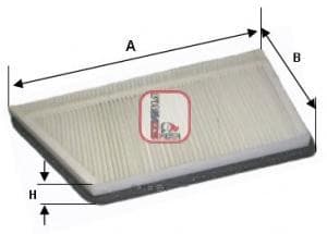 OEM FILTER ASSY, CABIN AIR S3044C