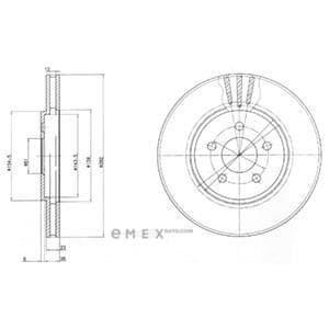 OEM BRAKE DISC (DOUBLE PACK) BG4000