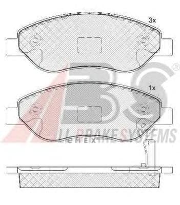 OEM Brake Pads/ABS 37645