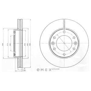 OEM BRAKE DISC (DOUBLE PACK) BG4296