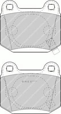 OEM PAD KIT, DISC BRAKE FDB1562