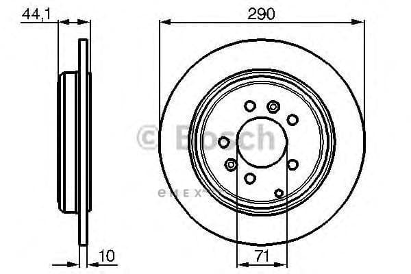 OEM BREMSSCHEIBE 0986478556