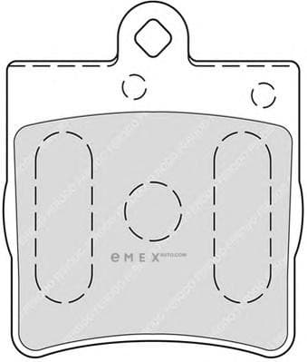 OEM PAD KIT, DISC BRAKE FDB1311