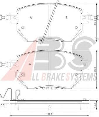 OEM PAD KIT, DISC BRAKE 37504