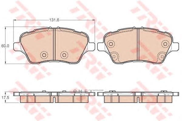 OEM PAD KIT, DISC BRAKE GDB1959