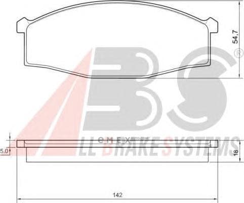 OEM Brake Pads/ABS 36954