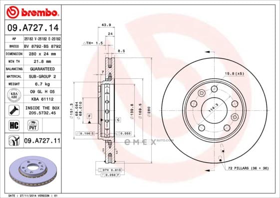 OEM 09A72714