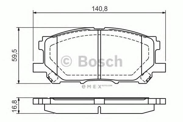 OEM Brake Lining 0986494218