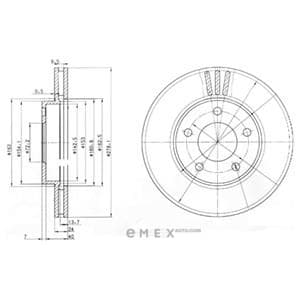 OEM BRAKE DISC (DOUBLE PACK) BG3792