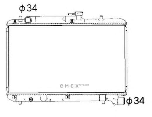 OEM RADIATOR ASSY, ENGINE COOLANT 53351