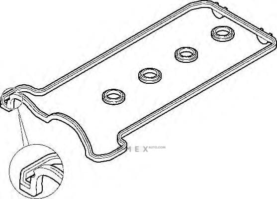 OEM GASKET RUBBER SEAL 475850