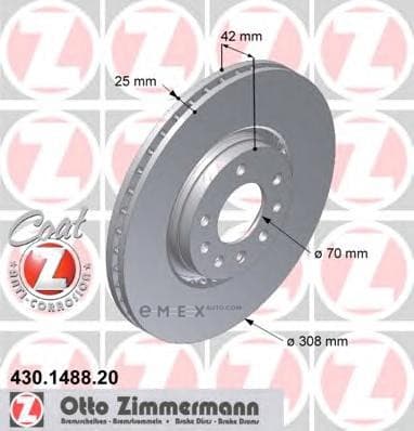 OEM DISC BRAKE ROTOR 430148820