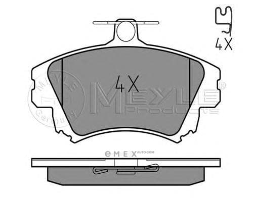 OEM DISC BRAKE PAD SET 0252198317