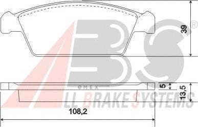 OEM PAD KIT, DISC BRAKE 37002