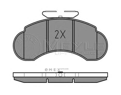 OEM DISC BRAKE PAD SET 0252157314