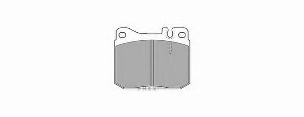 OEM BRAKE PAD 17.5MM FRT W123/W126 196