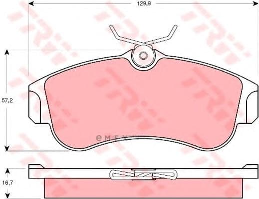 OEM PAD KIT, DISC BRAKE GDB3271