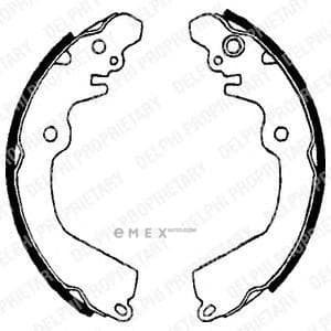 OEM BRAKE SHOE AXLE SET LS1643