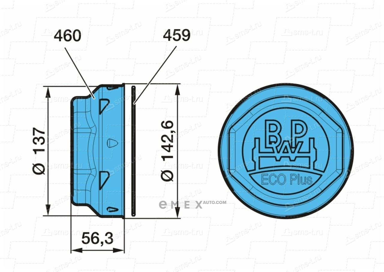 OEM HUB CAP REPAIR KIT 0521225780