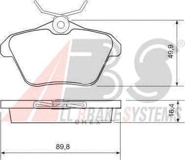 OEM Brake Pads/ABS 36935