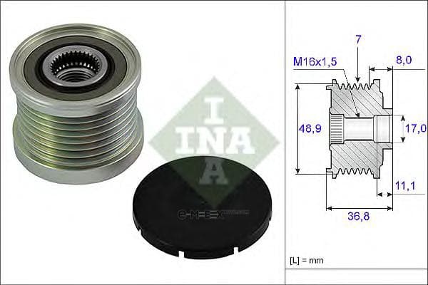 OEM TENSIONER ASSY, PULLEY 535008110