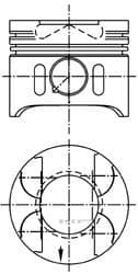 OEM PISTON ASSY 97482600