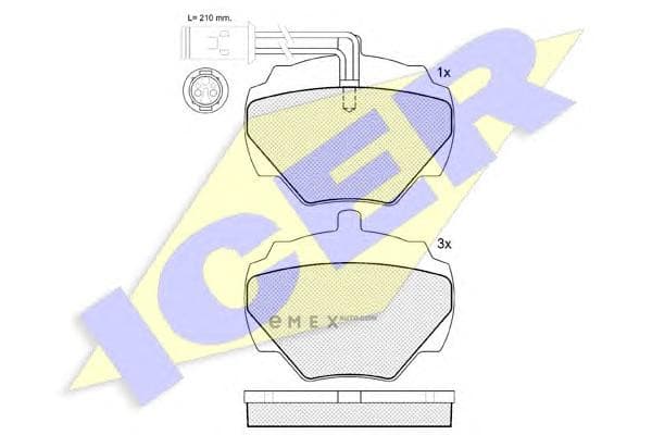 OEM BRAKE PAD LANDROVER 140702