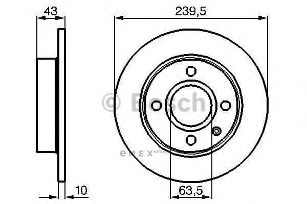 OEM BREMSSCHEIBE 0986478501