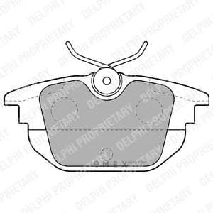 OEM BRAKE PAD AXLE SET LP1472