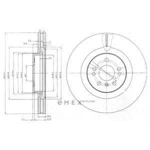 OEM BRAKE DISC (SINGLE PACK) BG9013