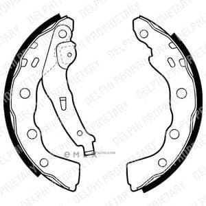 OEM BRAKE SHOE AXLE SET LS1880