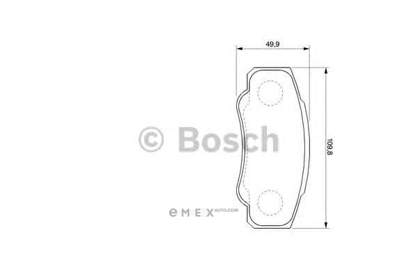 OEM BREMSBELAG 0986424704