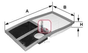 OEM FILTER ASSY, AIR ELEMENT S3342A