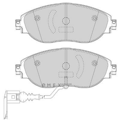 OEM PAD KIT, DISC BRAKE FDB4425