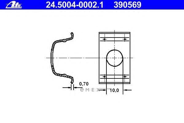 OEM PLUG, METAL 24500400021