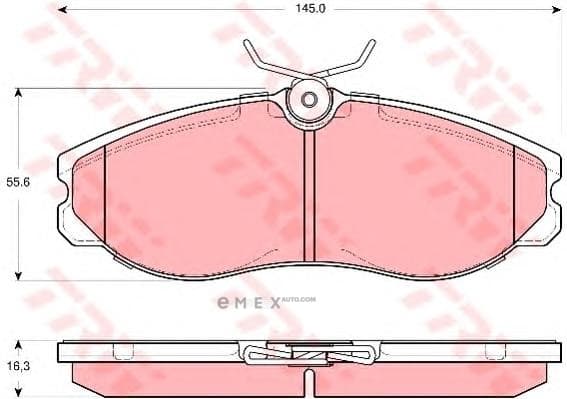 OEM BRAKE PAD GDB3313