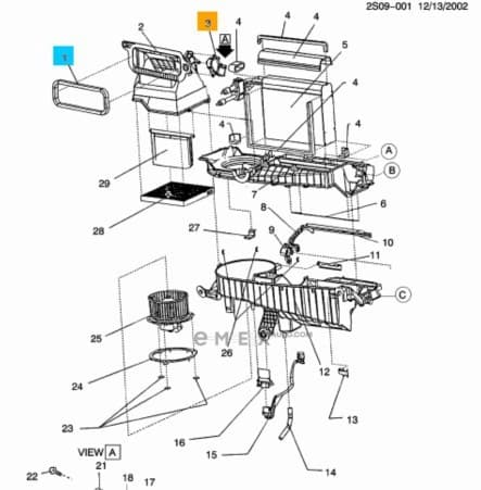 OEM SENSOR ASSY, THROTTLE POSITION 88970277