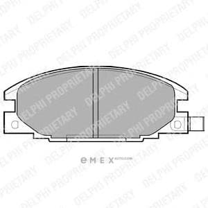 OEM BRAKE PAD AXLE SET LP629