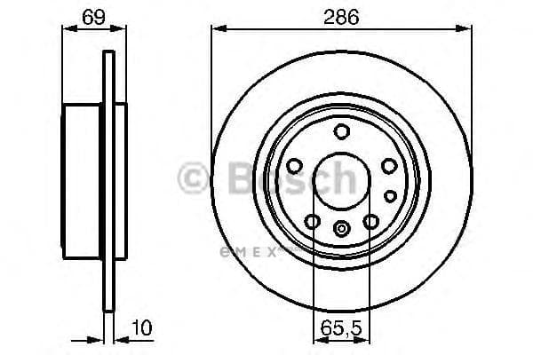 OEM BREMSSCHEIBE 0986478478