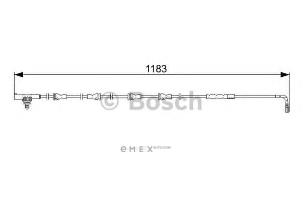 OEM SENSOR ASSY, BRAKE PAD WEAR 1987473031