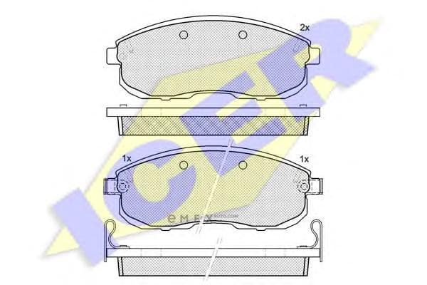 OEM PAD KIT, DISC BRAKE 181101