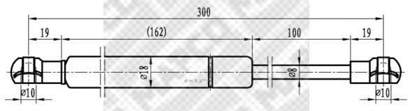 OEM STRUT, STAY ASSY 91609