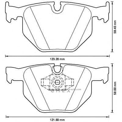 OEM PAD KIT, DISC BRAKE 573228J