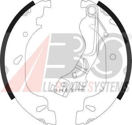 OEM Brake Shoes/ABS 9074